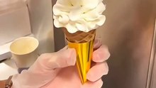 wow yummy ice Cream cone #icecream #dessert #cake #food #chocolate #foodie #delicious #اكسبلور