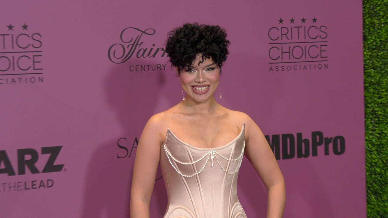 Aiyana-Lee attends the red carpet at the 8th annual celebration of Black Cinema & Television