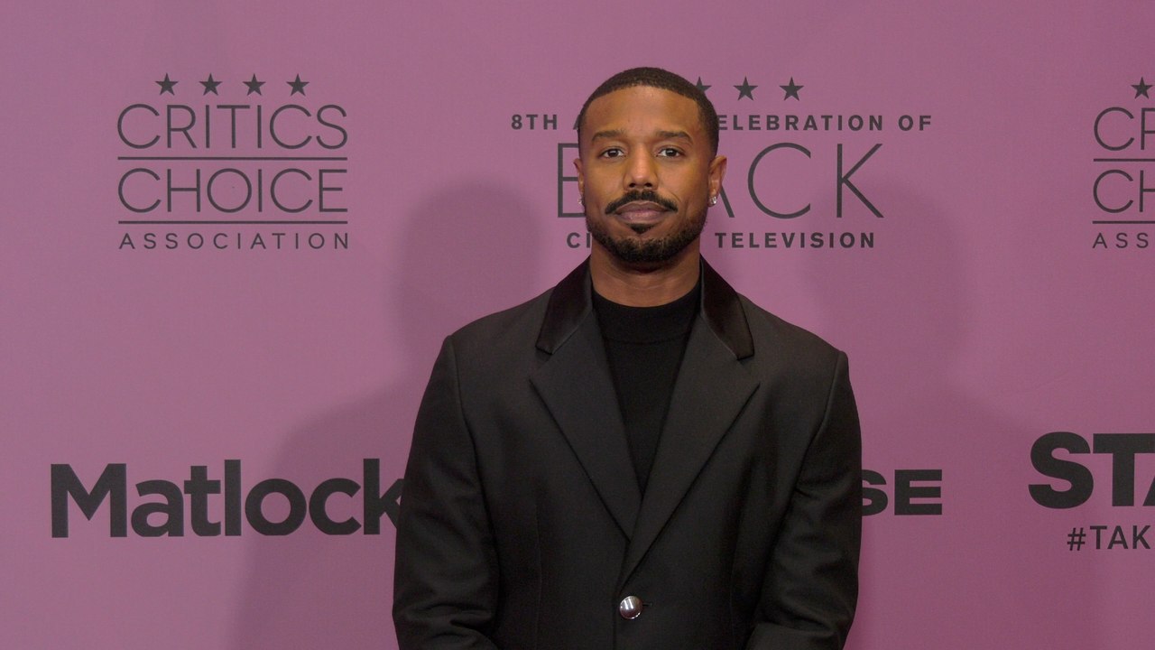 Michael B. Jordan attends the red carpet at the 8th annual celebration of Black Cinema & Television
