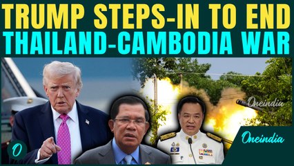 Trump to END Thailand-Cambodia WAR? Boasts to End War with ‘Just One Phone Call’ as Peace Collapses