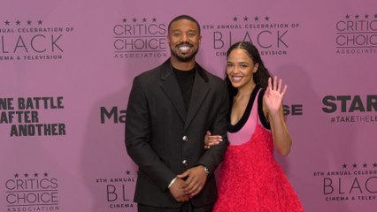 Michael B. Jordan and Tessa Thompson reunited at the 8th annual celebration of Black Cinema & Television