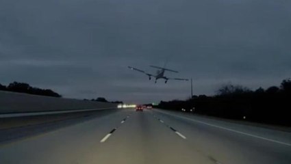 Plane crashes on top of car during emergency landing on Florida highway