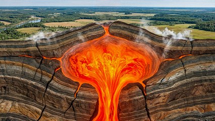 Huge Hole Rips Open in Yellowstone - Is It Starting?