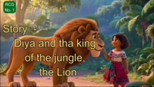 Diya and the king of the jungle the lion // English Cartoon Story // Cartoon Network