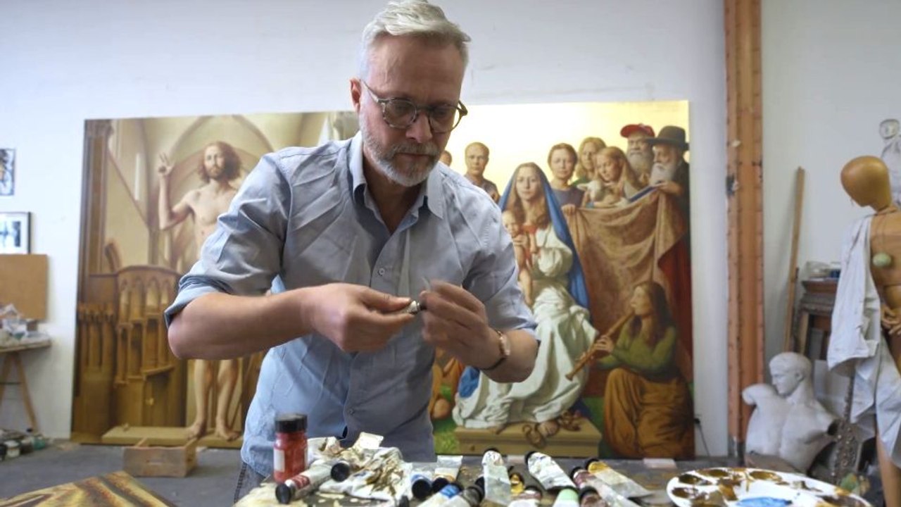 Triegel trifft Cranach - Malen im Widerstreit der Zeiten Trailer DF