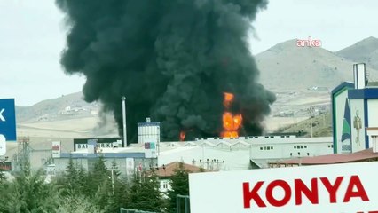 Kırıkkale OSB'de kimya fabrikasında yangın