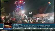 Honduras: Ex-pres. Manuel Zelaya calls for mobilization and denounces electoral fraud