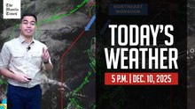 Today's Weather, 5 P.M. | Dec. 10, 2025