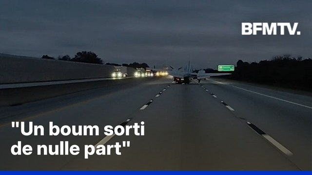 États-Unis: les images impressionnantes d'un avion qui s'écrase sur une voiture en Floride