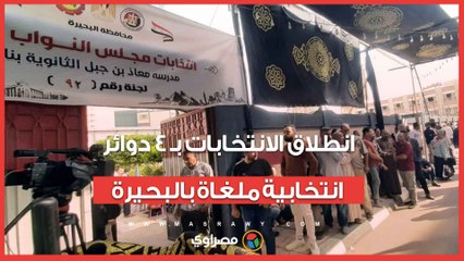 انطلاق الانتخابات بـ 4 دوائر انتخابية ملغاة بالبحيرة