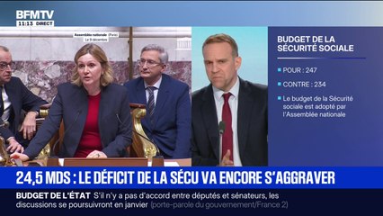 Le budget n'est pas un "bon budget" mais "c'est une voie de passage vers une situation peut-être un peu plus stable", estime Marc Ferracci