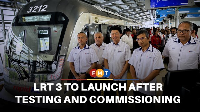 LRT 3 to launch after testing, commissioning phase completed, says Prasarana CEO