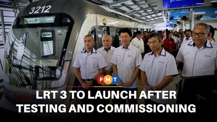 LRT 3 to launch after testing, commissioning phase completed, says Prasarana CEO