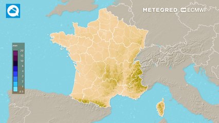 Cumuls de pluies : des pluies assez discrètes ces prochains jours