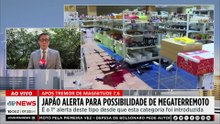Japão emite alerta para possibilidade de megaterremoto