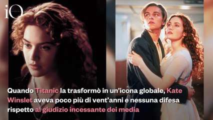 Kate Winslet: «La bellezza non è perfezione, restiamo autentiche»