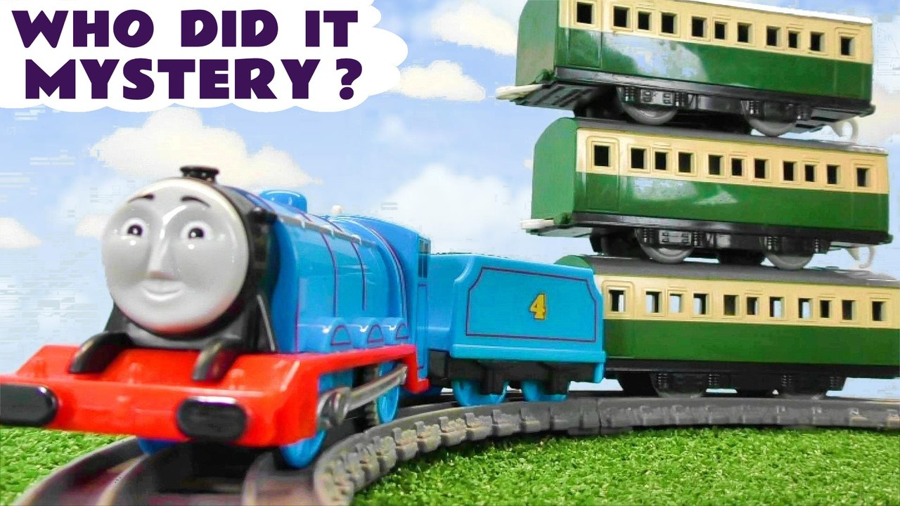 Who did it toy train Mystery story with Gordon and the Express_