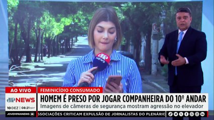 Homem é preso por jogar companheira do 10º andar em SP