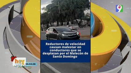 Reductores de velocidad en el Malecón de Santo Domingo: ¿Inseguridad o prevención? | Hoy Mismo