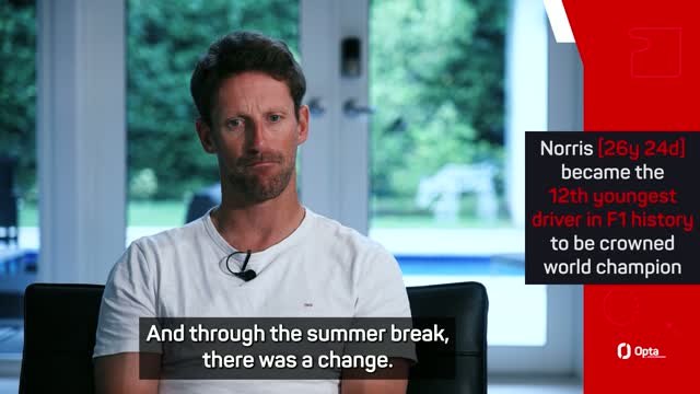 'Worthy' champion Norris showed two sides this season - Grosjean