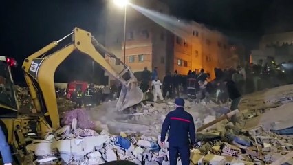 Mueren 19 personas y 16 resultan heridas tras el derrumbe de dos edificios residenciales en Marruecos