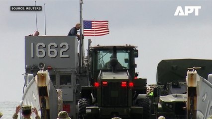 US Forces Mobilize in Puerto Rico, Marines Deploy Vehicles & Gear as Caribbean Operation Expands