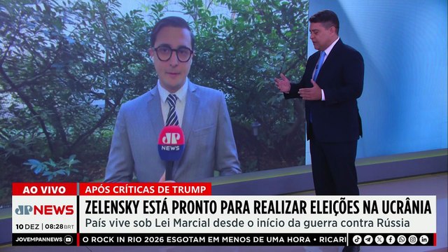 Zelensky diz estar pronto para eleições na Ucrânia sob condições