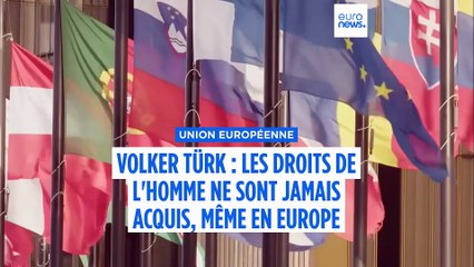 Volker Türk : "Ne jamais considérer les droits de l'homme comme acquis"