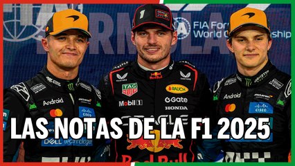 Verstappen mejor que Norris y Hamilton el peor: Las notas de la F1 2025