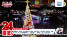 Aerial at pyromusical show, kinaaliwan sa Paskuhan Festival 2025 sa Pagadian City | 24 Oras