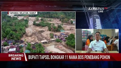 [FULL] Bupat Tapsel Blak-Blakan, Bongkar Deretan Nama yang Diduga Terlibat Pembalakan Liar!