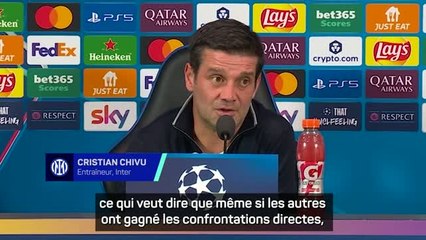 Inter - Chivu : "Nous devons mieux faire, mais nous sommes encore là"