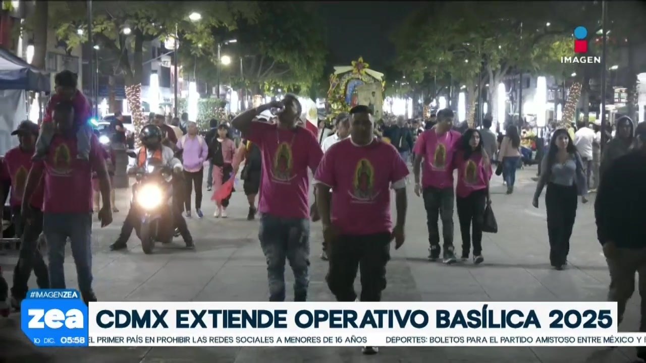 Gobierno de México extiende el operativo Basílica 2025 hasta el 14 de diciembre