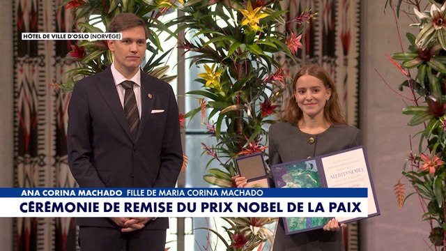 Nobel de la paix : le comité remet le prix de Maria Corina Machado à sa fille