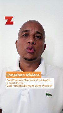 Jonathan Rivière - Candidat aux élections Municipales à Saint-Pierre - Liste Rassemblement Saint-Pierrois