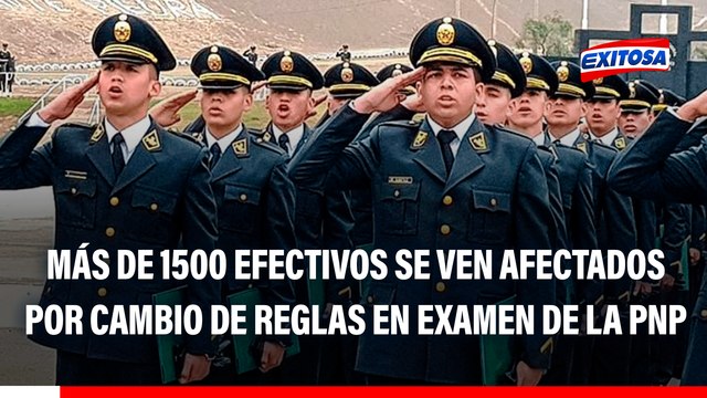 José Palacios asegura que más de 1500 efectivos se ven afectados por cambio de reglas del examen de posgrado de la PNP