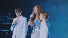 Shakira invita al escenario a sus hijos, Milán y Sasha, para cantar juntos por primera vez en vivo la canción "Acróstico"