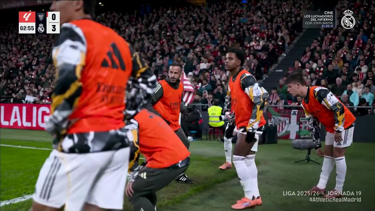 Athletic club de Bilbao vs Real Madrid P2 Jornada 19 Liga 2025 2026 Diciembre 2025