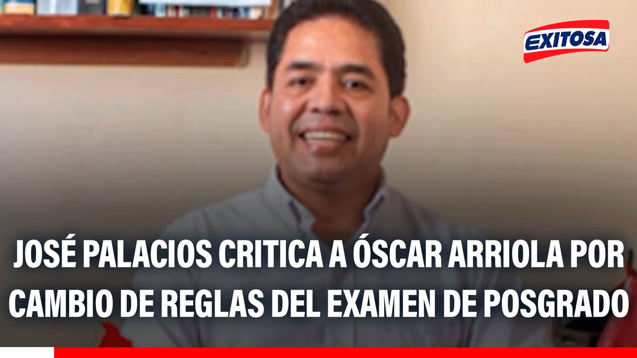 José Palacios critica a Óscar Arriola por cambio de reglas del examen de posgrado de la PNP: "Ha maltratado a oficiales de carrera"