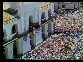 Asunción presidencial del Dr. Raul Alfonsin (fragmento 2 1983)