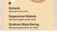 bahaya utama rokok bagi kesehatan mata