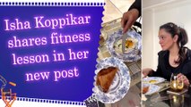 Isha Koppikar shares post-workout meal video, teaches daughter the value of nutrition