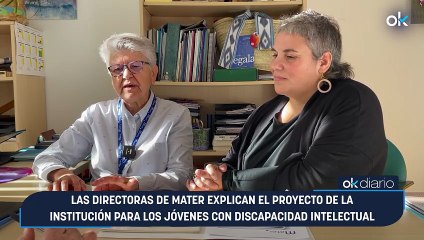 Las directoras de Mater explican el proyecto de la institución para los jóvenes con discapacidad intelectual