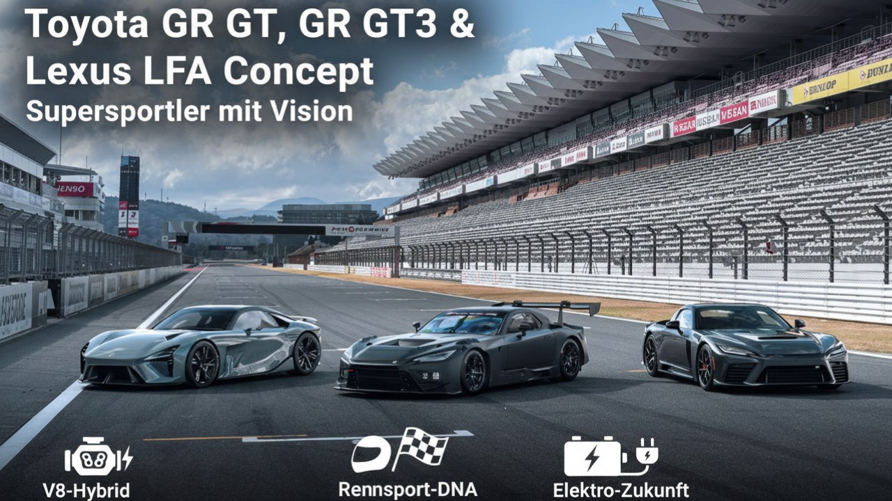 Toyota GR GT & GR GT3 (2027) – V8-Power trifft Motorsport