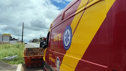 Queda de andaime deixa trabalhador ferido na Rua das Perdizes