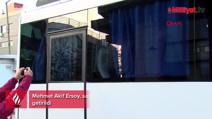 Gözaltına alınan Mehmet Akif Ersoy, sağlık kontrolü için Adli Tıp Kurumu'na getirildi