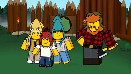 BASE DEFENSE_ 99 Nights in Roblox Forest_ (Cartoon Animation)