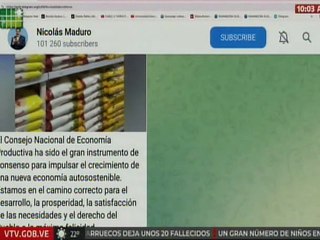 Pdte. Maduro: Consejo Nacional de Economía impulsa el crecimiento de una economía autosostenible