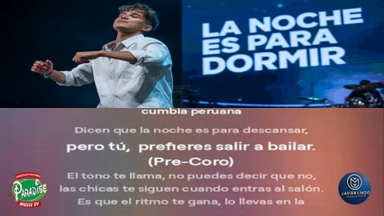 LA NOCHE ES PARA DORMIR POR JAVIER LINDO M.