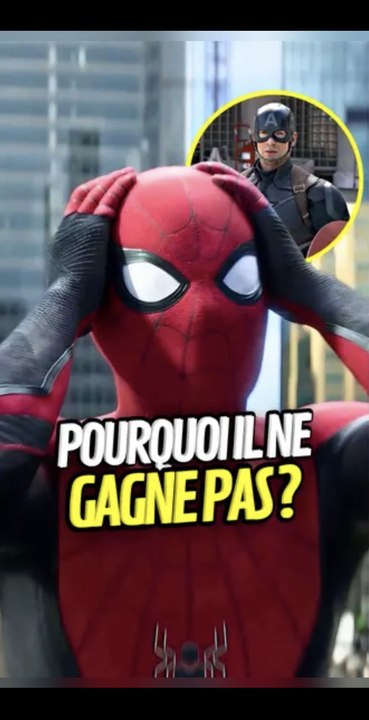 Spidey ne gagne pas contre Captain ? #captainamerica #spiderman #tomholland #marvel #onregardequoi